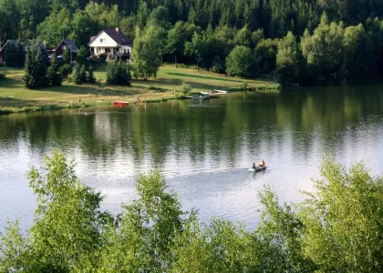 Chata u přehrady TRNÁVKA na Pelhřimovsku